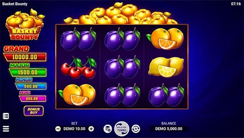 Basket Bounty — Hero-Banner auf Spins of Glory Casino